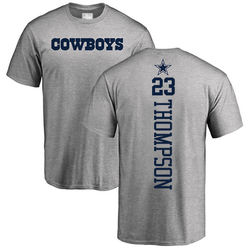 Men Dallas Cowboys Ash Darian Thompson Backer #23 Nike NFL T Shirt->nfl t-shirts->Sports Accessory